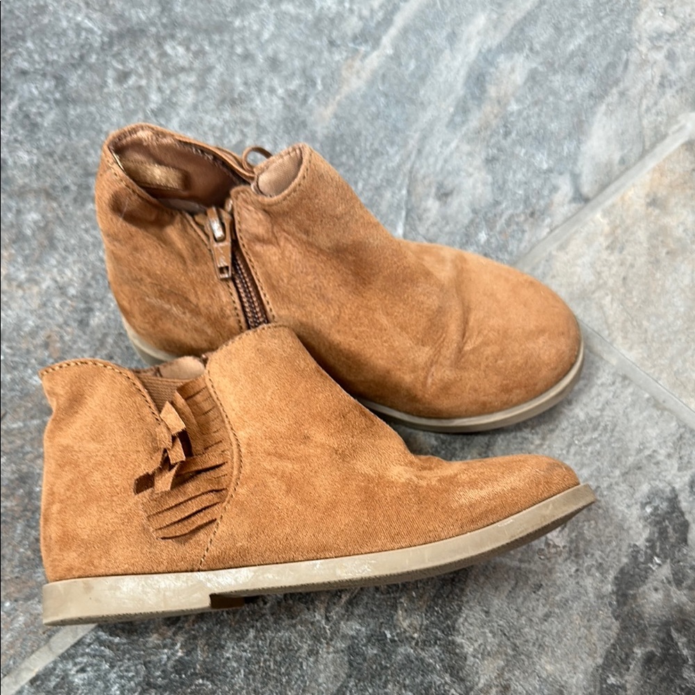 Tan Suede Ankle Boots